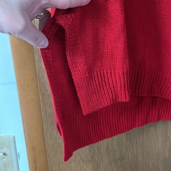 size XL C+D+M red oversized sweater - Picture 4 of 6